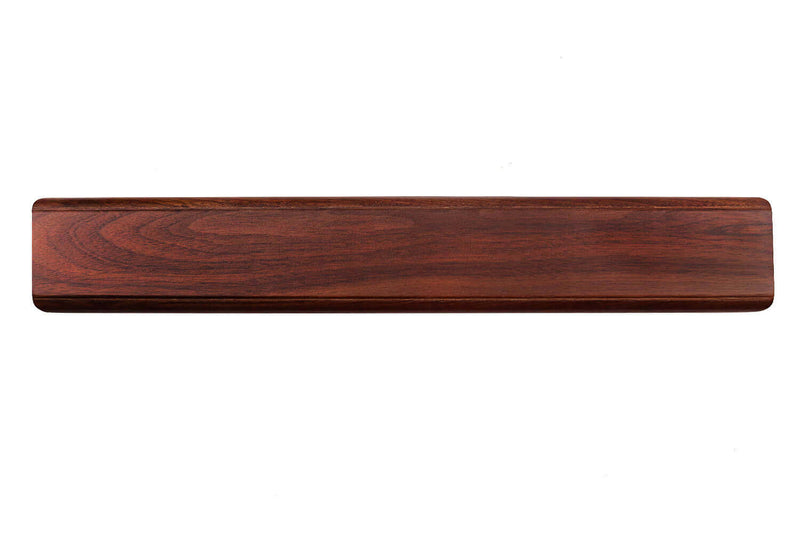 Barre aimantée en noyer Guillaume Léonard pour 6 couteaux de cuisine - 40x6,5cm
