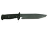Couteau Wildsteer Wing-Tactic WING06113 lame tanto 12,5cm sans logo GIGN manche kraton noir + brise-vitre + étui POM + malette