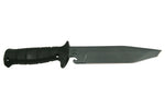 Couteau Wildsteer Wing-Tactic WING06113 lame tanto 12,5cm sans logo GIGN manche kraton noir + brise-vitre + étui POM + malette