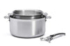 Set de 2 casseroles De Buyer Alchimy Loqy en inox avec poignée amovible