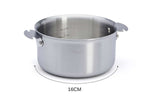 Casserole De Buyer Alchimy Loqy amovible en inox 18/10 multicouches - 16cm