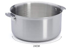Casserole De Buyer Alchimy Loqy amovible en inox 18/10 multicouches - 24cm