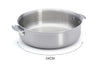 Sauteuse droite De Buyer Alchimy Loqy amovible en inox 18/10 multicouches - 24cm