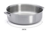 Sauteuse droite De Buyer Alchimy Loqy amovible en inox 18/10 multicouches - 28cm