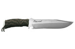 Couteau de survie Wildsteer TX Bowie TXB0116 lame Bowie 18,7cm manche Paracorde Woodland Camo + étui en nylon