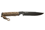 Couteau Wildsteer Kraken KRA3211 lame noire 11,8cm manche paracorde coyote + étui ambidextre