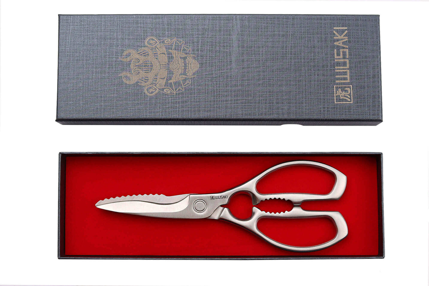 Ciseaux de cuisine multifonction Wusaki en acier inoxydable 22,5cm