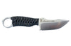 Couteau Wildsteer Karlican KAR0113 lame 7,6cm manche paracorde noir + étui Kydex