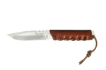 Couteau Wildsteer Baby Wild BWI0102 lame 9cm manche cuir marron + étui en cuir assorti