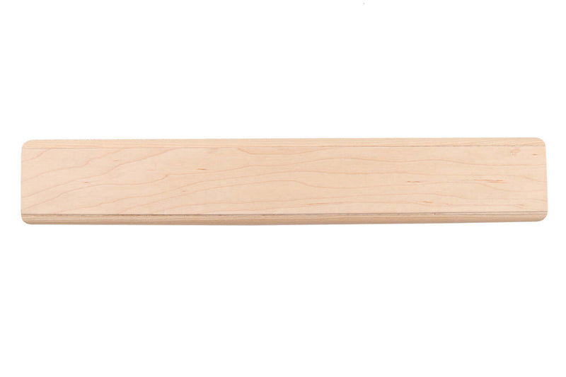 Barre aimantée en érable Guillaume Léonard pour 6 couteaux de cuisine - 40x6,5cm