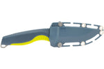 Couteau SOG Aegis FX SGAEGISFXINJA lame 9,3cm manche en nylon/fibres de verre bleu/jaune