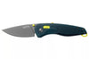 Couteau pliant SOG Aegis AT SGAEINAC manche en nylon/fibres de verre bleu 12,7cm