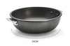 Sauteuse bombée De Buyer Choc Extrême Loqy amovible en fonte d'aluminium - 24cm