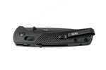 Couteau pliant SOG Flash At Blackout SGFLASHBK manche en nylon/fibres de verre noir 11,6cm