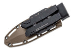 Couteau SOG Pentagon FX SGPENTFXFDE lame 7,6cm manche en G10 désert avec étui