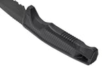 Couteau SOG Recondo FX SGRECONDOFXSBK lame dentée 11,7cm manche en caoutchouc noir + étui