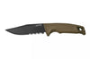 Couteau SOG Recondo FX SGRECONDOFXSFDE lame semi-dentée 11,7cm manche en caoutchouc désert + étui