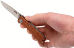Couteau pliant SOG Twitch II SGTWI17 manche en bois naturel 9cm