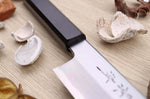 Couteau kiritsuke japonais artisanal Kagekiyo Suri Urushi 21cm