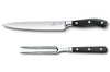 Coffret Victorinox Grand Maître couteau à découper + fourchette à viande forgés
