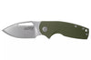 Couteau pliant SOG STOUT FLK SGSTOUTGR manche en acier inox/G10 olive 9,6cm