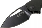 Couteau pliant SOG STOUT FLK SGSTOUTBK manche en acier inox/G10 noir 9,6cm