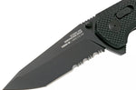 Couteau pliant SOG Vision XR SGVISION lame mixte manche en G10 11,8cm noir