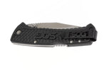 Couteau pliant SOG Traction SGTD1011 manche en nylon/fibres de verre noir antidérapant 11,4cm