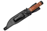 Couteau SOG Super Bowie SGSB1TL lame 19cm manche en cuir + étui en cuir