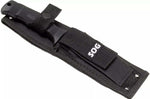 Couteau SOG Seal Pup SGM37N lame semi-dentée 12cm manche en nylon/fibres de verre noir + étui