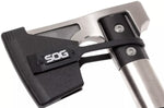 Hache SOG Camp Axe SGCH1001 manche en nylon/fibres de verre noir 29cm avec étui en nylon