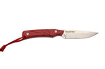 Couteau Wildsteer Troll TRO0104 lame 8,5cm manche tactiprène rouge + étui en Kydex