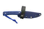 Couteau Wildsteer Troll TRO0108 lame 8,5cm manche tactiprène bleu + étui en Kydex