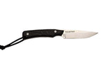 Couteau Wildsteer Troll TRO0113 lame 8,5cm manche tactiprène noir + étui en Kydex