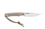 Couteau Wildsteer Troll TRO0115 lame 8,5cm manche tactiprène coyote + étui en Kydex