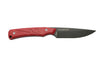 Couteau Wildsteer Troll TRO3104 lame noire 8,5cm manche tactiprène rouge + étui en Kydex
