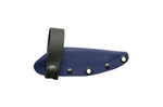 Couteau Wildsteer Troll TRO3108 lame noire 8,5cm manche tactiprène bleu + étui en Kydex