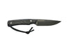 Couteau Wildsteer Troll TRO3113 lame noire 8,5cm manche tactiprène noir + étui en Kydex