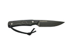 Couteau Wildsteer Troll TRO3113 lame noire 8,5cm manche tactiprène noir + étui en Kydex