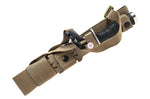 Couteau Wildsteer Krypton-B KRYB0115 lame 17,5cm manche Tactiprène noir avec pommeau de frappe + étui POM