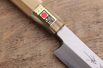 Couteau yanagiba kiritsuke 24cm japonais artisanal Kasahara Shigehiro forgé par Yoshikazu Ikeda