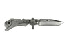 Couteau pliant multifonction Wildsteer W Pocket WPO01 lame tanto manche acier 11,7cm avec brise-vitre et coupe-sangle
