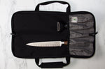 Trousse vide noire 5 emplacements en bouteille recyclée Messermeister Preservation