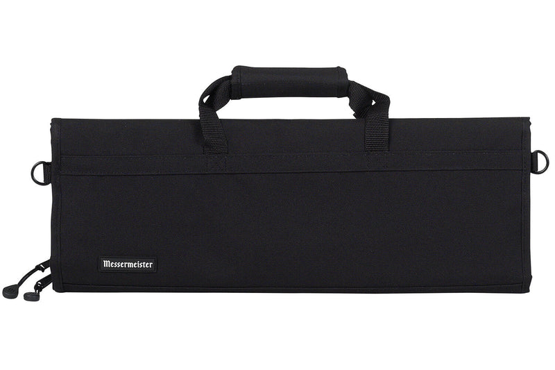 Trousse vide noire 12 emplacements en bouteille recyclée Messermeister Preservation