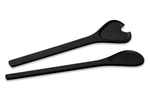 Couverts à salade Continenta Duracore 5365 manche en fibres de bois noir 31,5cm