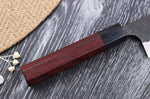Couteau santoku japonais artisanal Nao Yamamoto Damas AS brut de forge 16,5cm