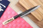 Couteau universel japonais artisanal Yoshihiro Kogeta White 2 steel 15,5cm