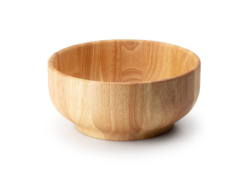 Saladier Continenta en bois d'hévéa - 26cm