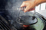 Presse à griller Big Green Egg en fonte émaillée