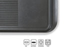 Plaque de cuisson dual grill Risoli Bizona en aluminium 30x22cm
